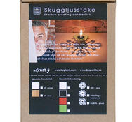 Skuggljusstake, vit