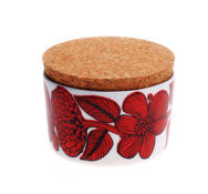Röd Aster, burk med korklock